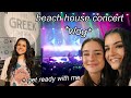 BEACH HOUSE CONCERT ★ grwm + vlog