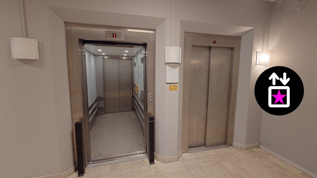 Stockholm, SWE: Modernised by Amsler Hiss - OTIS Traction Elevator at Byängsgränd 20