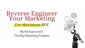 Reverse Engineer Your Marketing For MAX ROI  - Part 2 - Background & the Big Problem with Marketing