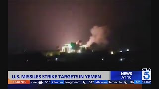 U.S. missiles strike targets in Yemen
