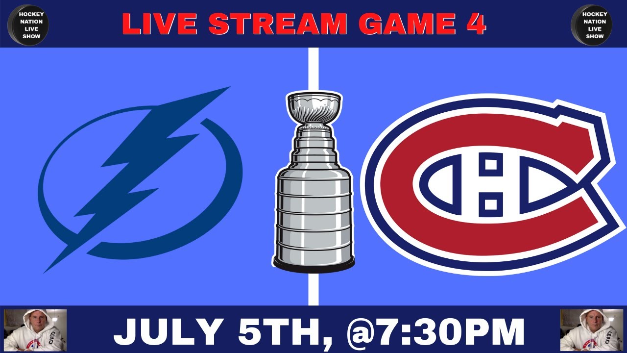 TAMPA BAY LIGHTNING VS MONTREAL CANADIENS GAME 4 YouTube
