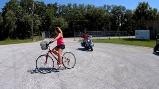 Afraid to lean your motorcycle?  Try this tool