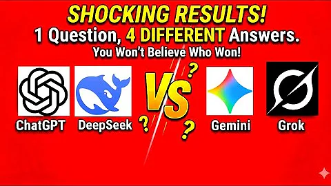 Which AI is Best? ChatGPT vs Gemini  vs Grok  vs DeepSeek Live Comparison Side-by-Side