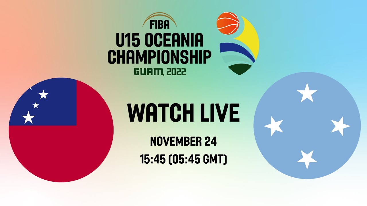 QUARTER-FINALS: Samoa v Micronesia | Full Basketball Game