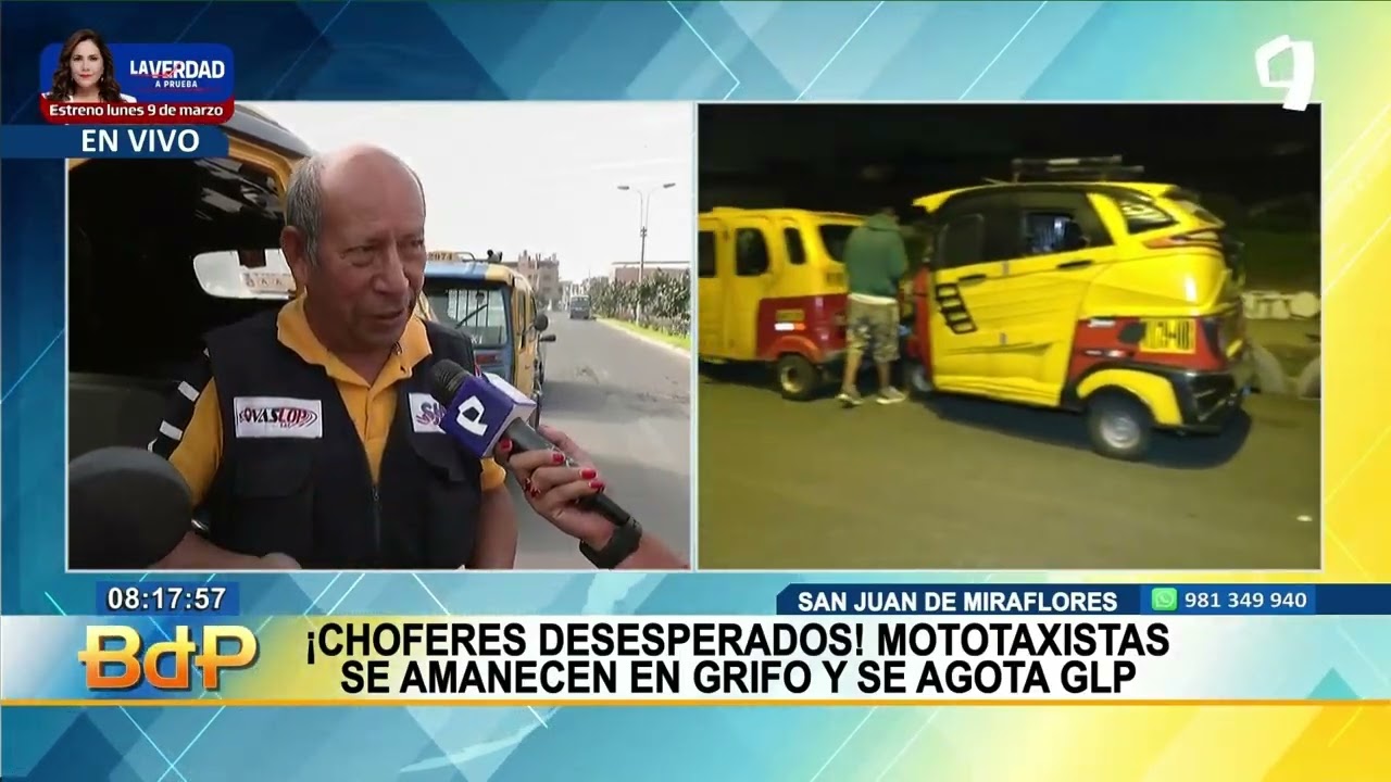 Mototaxistas se amanecen en grifos solo para llenar 10 soles de GLP (2)