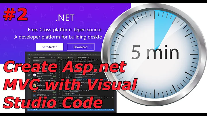 #2 - How to create ASP.Net MVC project with Visual Studio Code and .Net Core using project templates