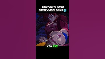 Panzy Meets Super Saiyan Goku Daima Lol 🤯 #crashout #panzy #sparkingzero #dragonballz #dbz