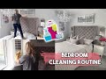 CLEAN WITH ME | GLAM BEDROOM CLEANING ROUTINE AND MOTIVATION