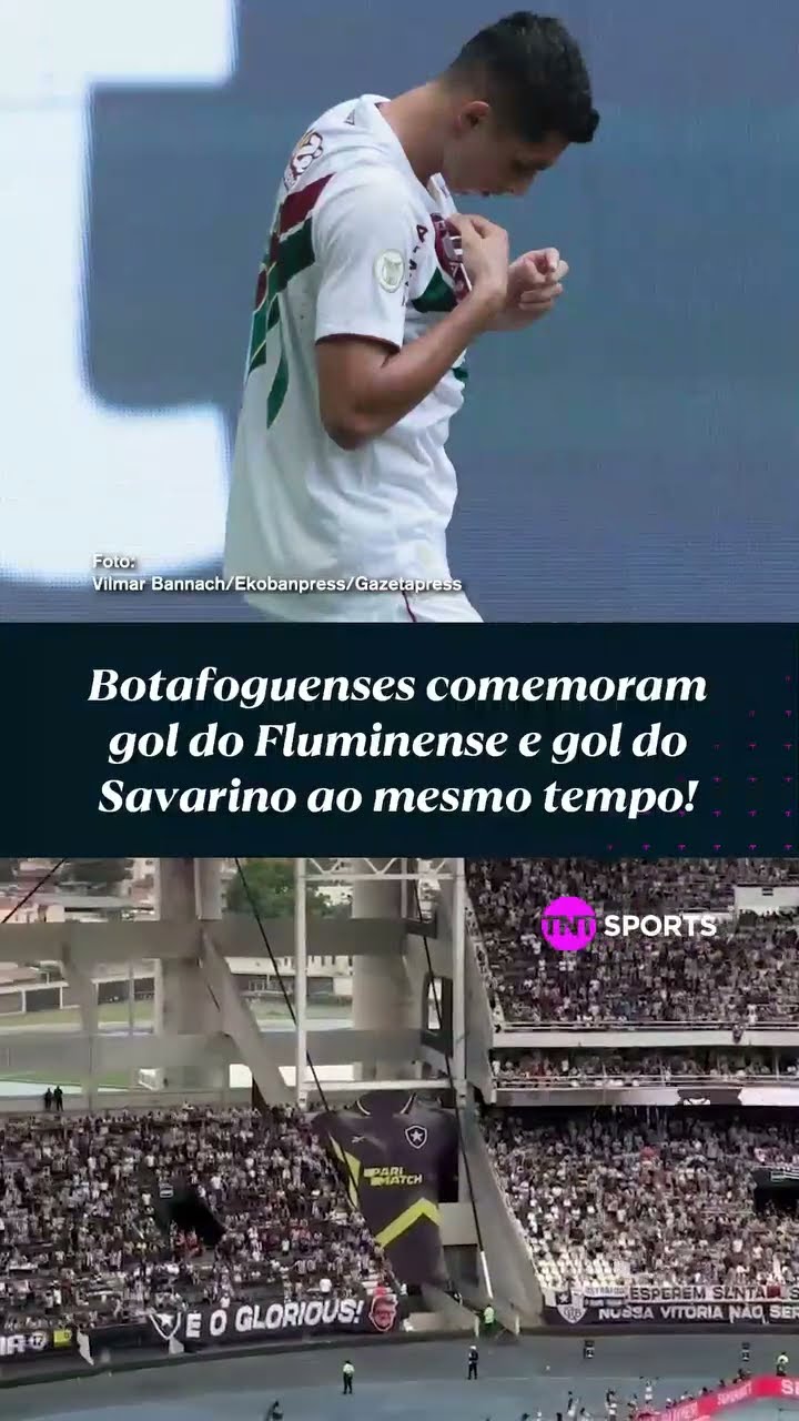 FESTA EM DOSE DUPLA! A TORCIDA DO BOTAFOGO COMEMOROU O GOL DO FLU E O GOL DO SAVARINO! #shorts