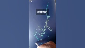 Signature style ideas | Calligraphy. #shorts, #signature, #youtubeshorts