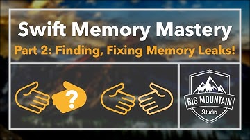 Memory 2 - Finding and Fixing Memory Leaks (iOS, Xcode 9, Swift 4)