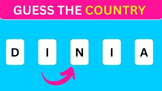 🚩 Can You Guess the Country by its Scrambled Name? 🌎