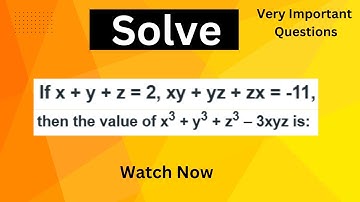 Solve 𝑥3+𝑦3+𝑧3−3𝑥𝑦𝑧x3+y3+z3−3xyz Quickly | Step-by-Step Solution