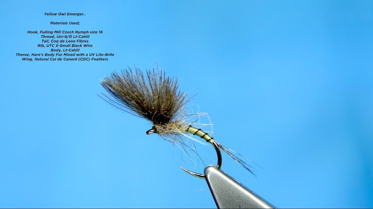 Tying a Yellow Owl Emerger/Dry Fly with Davie McPhail