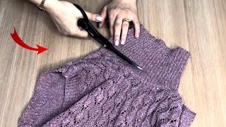 ✅💥 [DIY] 4 Creative Tutorials! Don't Throw Away Old Shirts|Recycle Winter Clothes ♻️