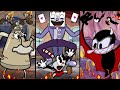 All cuphead fan made bosses 1st phase made by shaconda cartoons