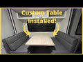 REBUILDING 2015 THOR VEGAS RV TABLE/BED FINISHED!