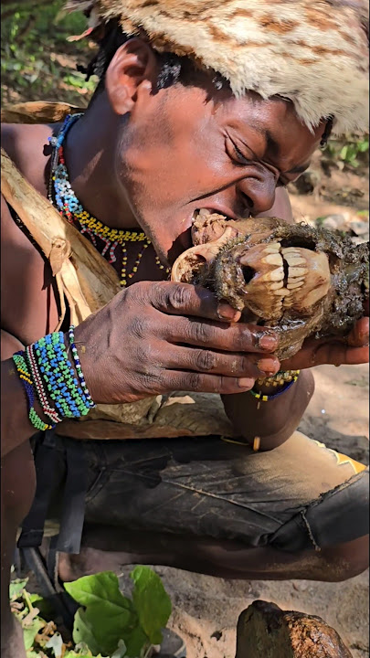 best lunch in the hadzabe tribe #chaaba #dudukwe #African #africancrazylife  #cooking #viralvideo