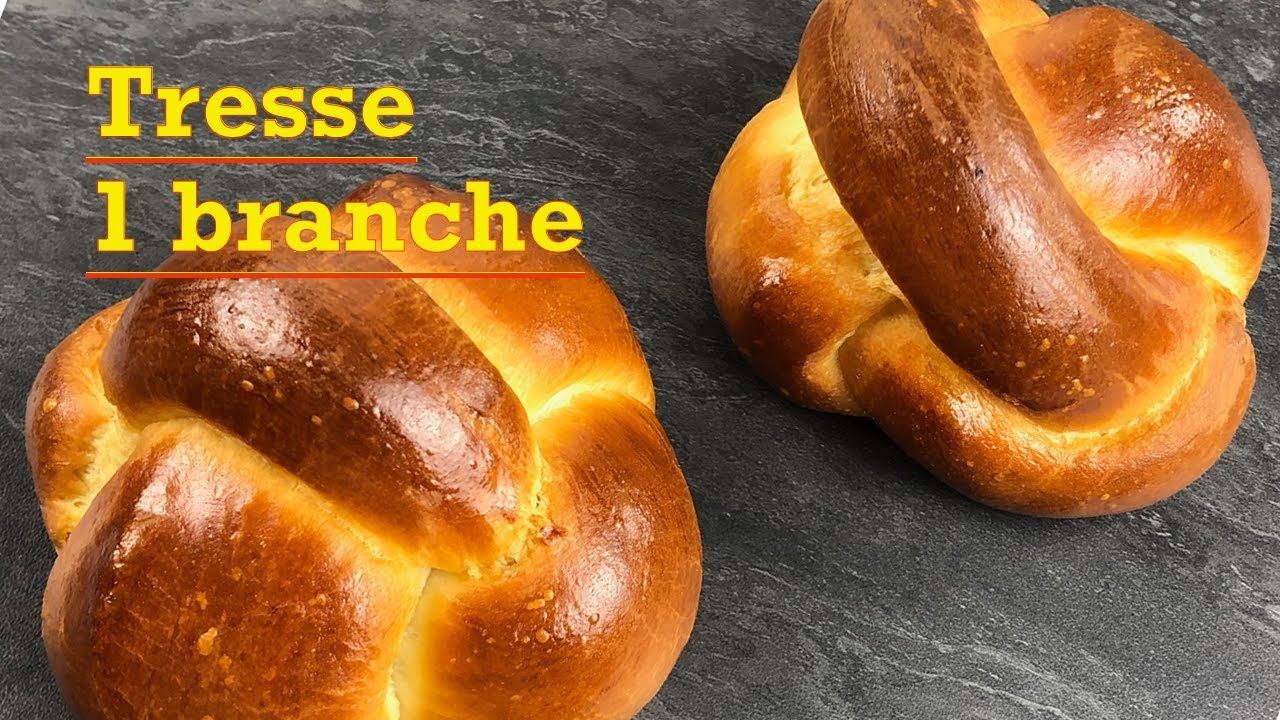 Tresse à une branche façonnage