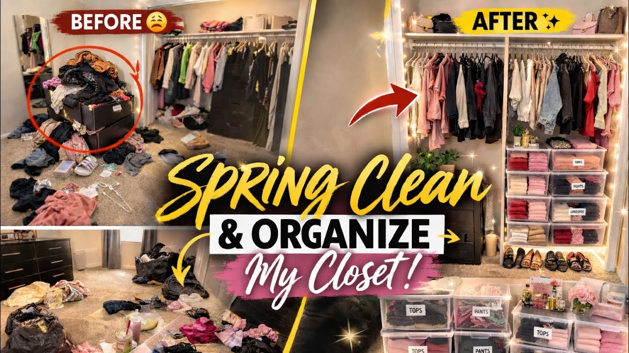 Clean With Me | Closet Clean Out & Organization Motivation