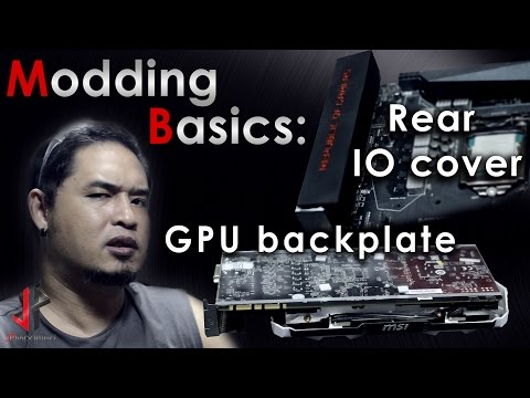 Modding Basics: GPU backplate & rear I/O cover