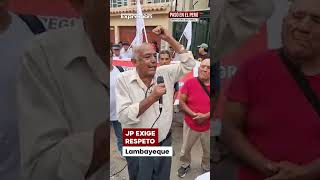 Lambayeque: Militantes de JP exigen respeto al voto tras resultados electorales