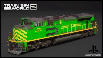 SD70ACe  (TSW2/ PS4) How to Build Illinois Terminal on livery designer -Time Lapse