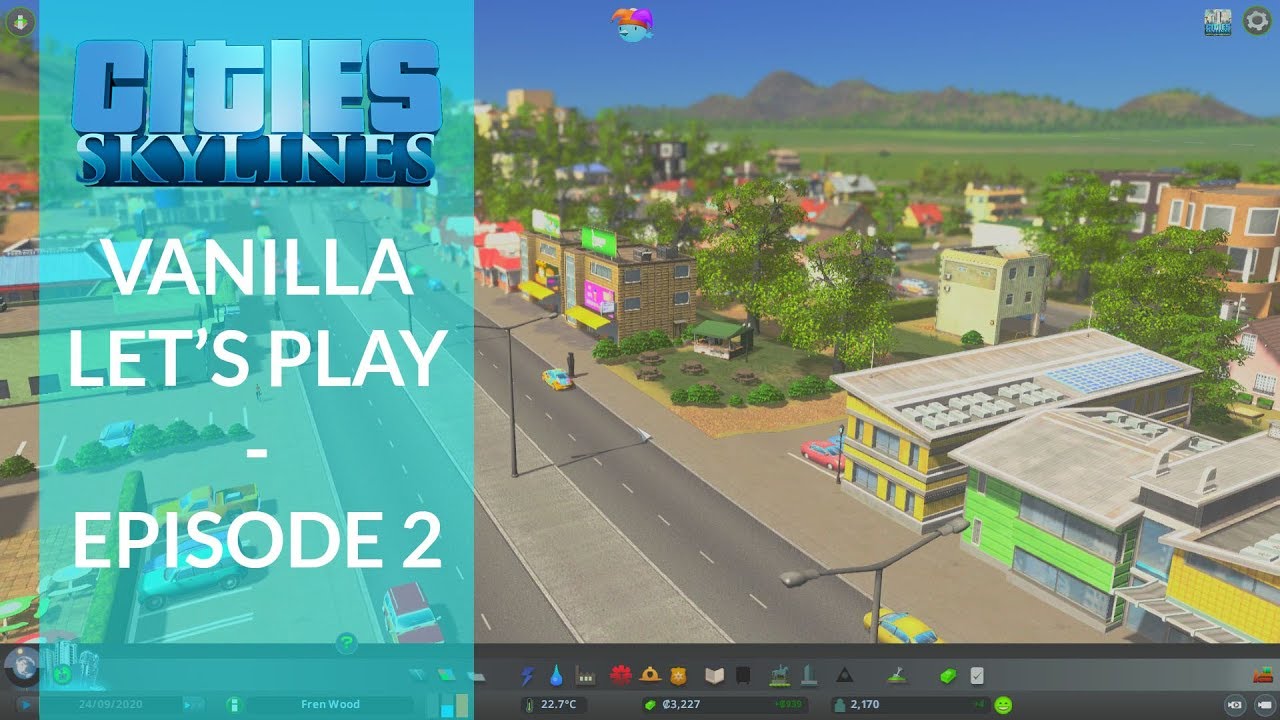 gaming logo Cities: Skylines | Vanilla Let's Play | Episode 2: Minor Detailing