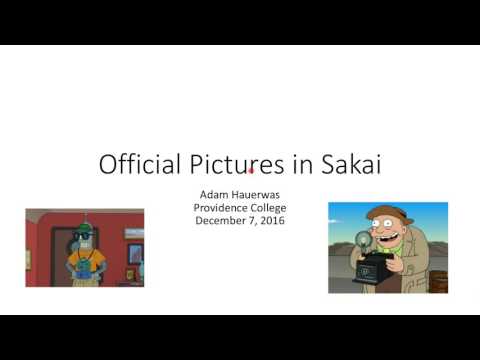 Integrating Official Student Photos into Sakai