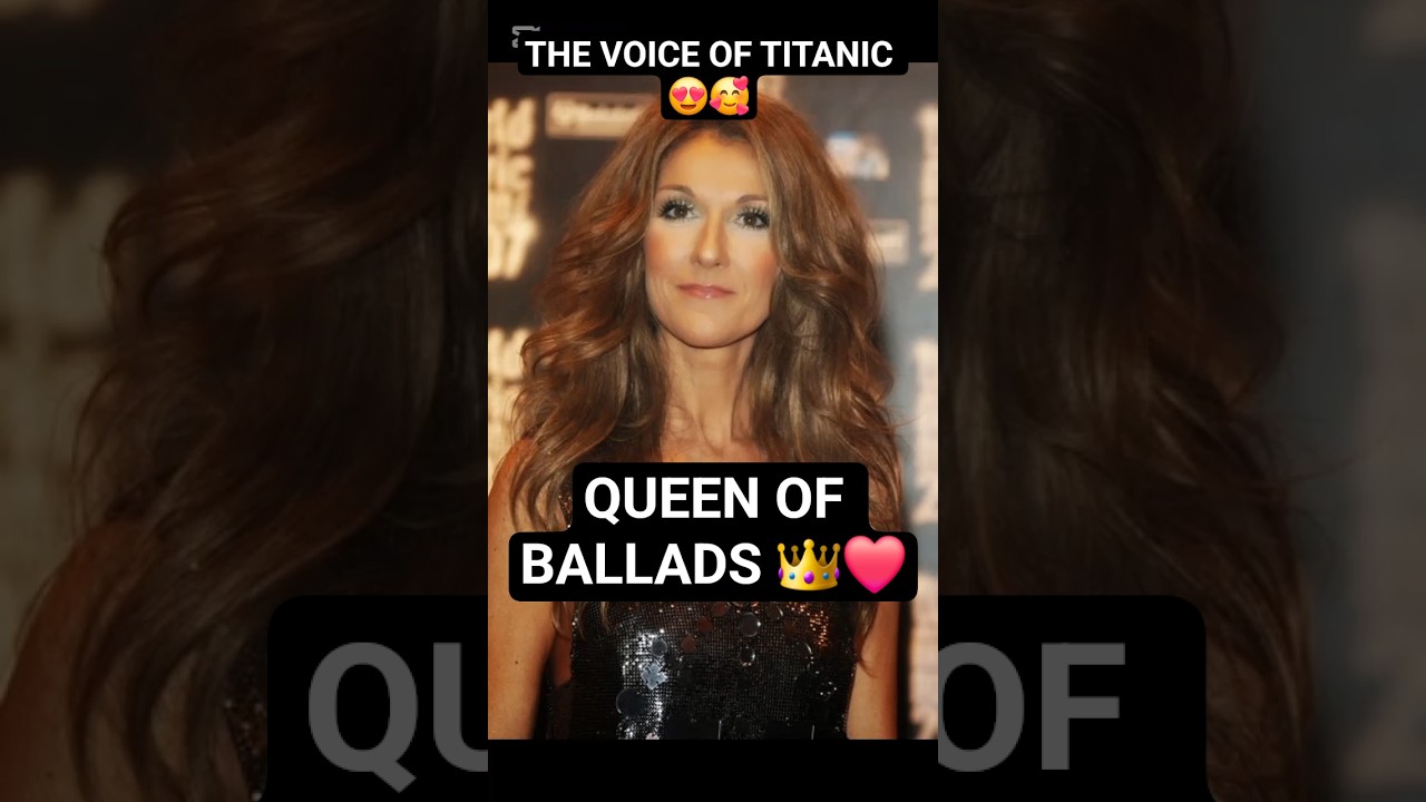 Céline Dion: The Voice of an Era 🔥❤️ #celine #singer #shorts