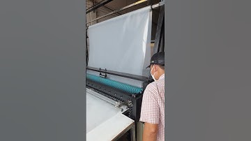 Máy cắt túi ni lông đóng gói nệm. Khổ rộng 2000mm dài 2500mm.