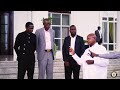 President museveni introduces hon bosmic otim