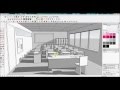 Designing a simple classroom in Sketchup [Timelapse]