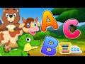 ABC Songs - A For Alligator 🐊 |  ABC Alphabet Animal Songs with Sounds for Children 🧒🎶 #abcd