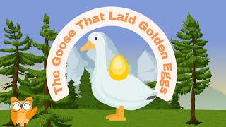Aesop's Fable: The Goose that Laid Golden Eggs,United kingdom accent, Bedtime story English Learning Guía