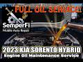 2023 Kia Sorento Hybrid Engine Oil Maintenance Service