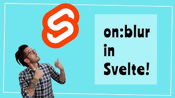 How to use blur to check username and email availability in Svelte
