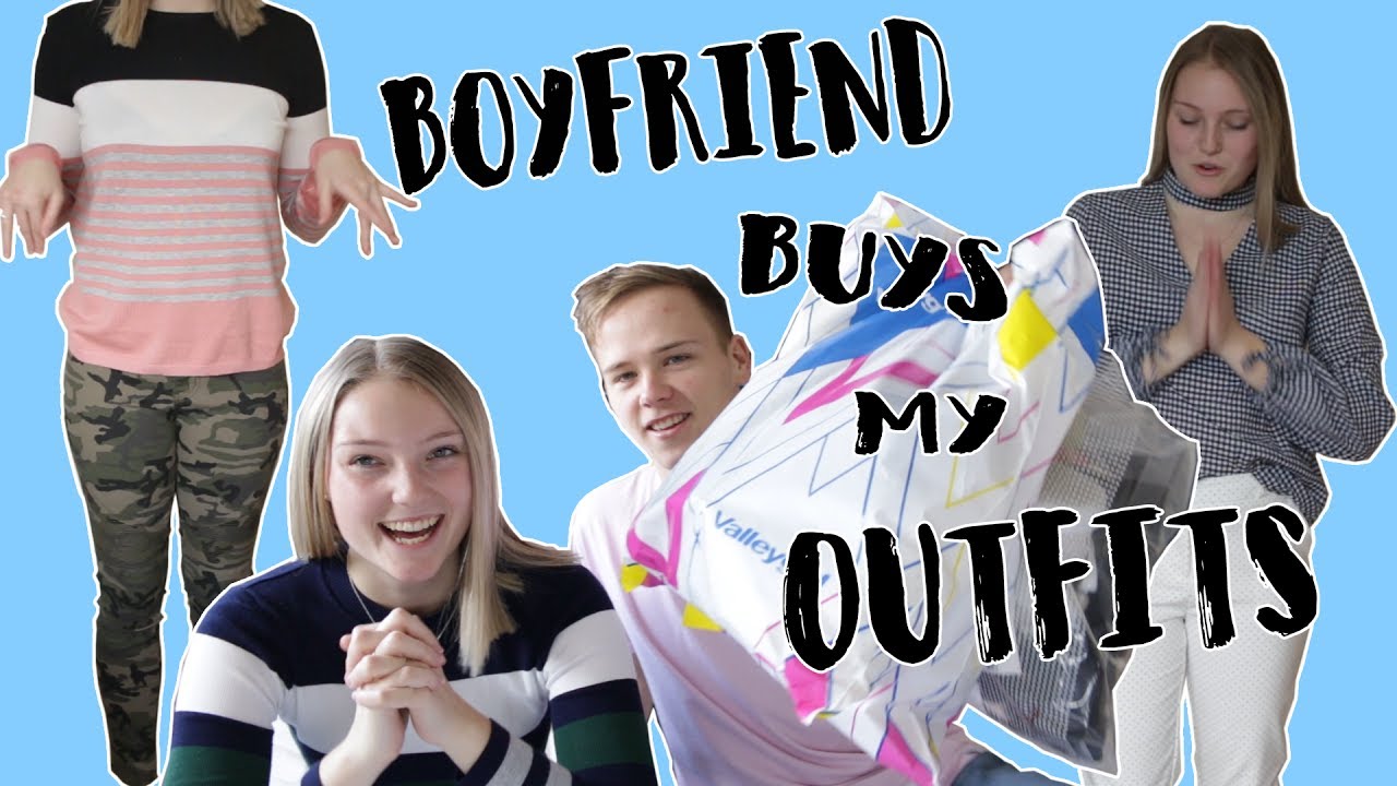 BOYFRIEND BUYS GIRLFIREND'S OUTFITS! | Shopping Challenge 2017