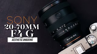 開箱｜SONY FE 20-70mm F4 G ASMR UNBOXING 4K｜一開關即推出
