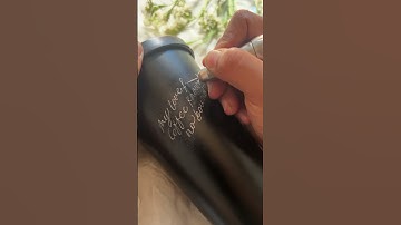 Engraved tumbler. #engraved #engraving #engravingart #calligraphy #calligraphyart #giftideas