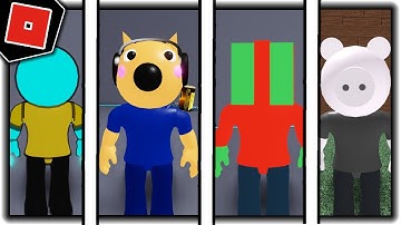 How to get ALL BADGES + MORPHS/SKINS in PIGGY RP! - Roblox