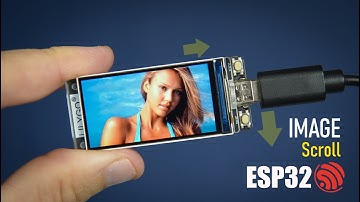 How to Scroll Image (ESP32 and TFT display)