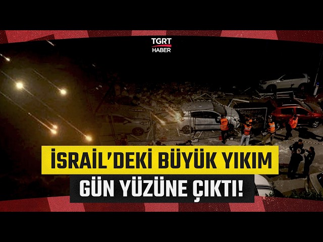 İran İsrail'i 'İntikam' İçin Vurdu: Bölgedeki Yıkım Böyle Görüntülendi! - TGRT Haber