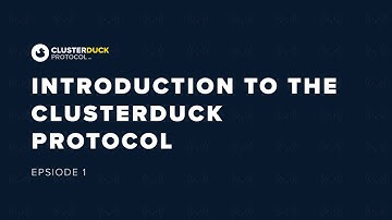 Epsiode 1: Introduction to the ClusterDuck Protocol