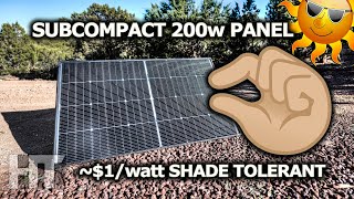 BougeRV NType TOPCon 200w Shade Tolerant Compact Solar Panel