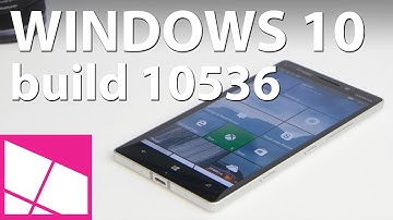 Windows 10 Mobile build 10536