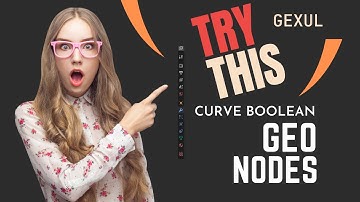 Blender Geometry Nodes Curve Boolean