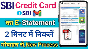 sbi credit card statement download | sbi credit card statement pdf password | Sbi credit card