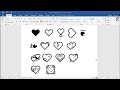 How to type heart symbol in Microsoft Word: How to make the heart symbol