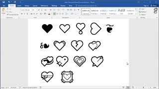 How To Type Heart Symbol In Microsoft Word How To Make The Heart Symbol